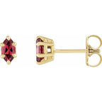 Marquise 6-Prong Claw Stud Earrings