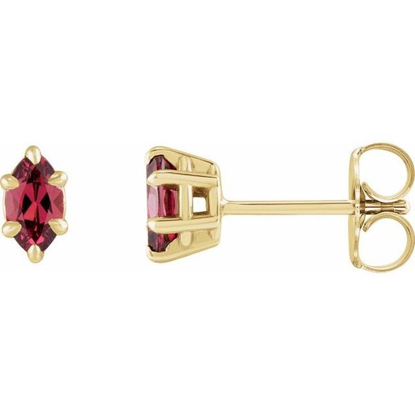 Marquise 6-Prong Claw Stud Earrings