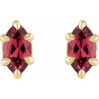 Marquise 6-Prong Claw Stud Earrings - Image 2