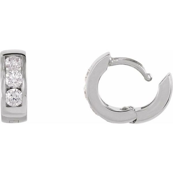 Hinged Hoop Earrings - Image 3