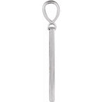 Accented XO Bar Pendant - Image 2