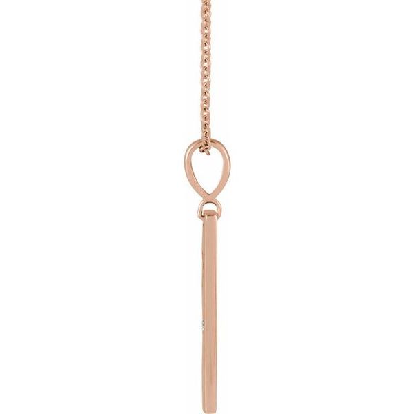 Accented XO Bar Necklace - Image 2