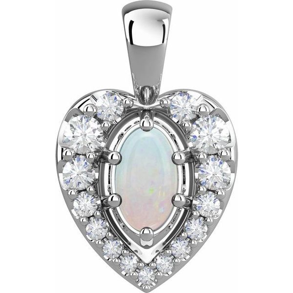 Halo-Style Cabochon Pendant