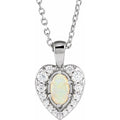 Halo-Style Cabochon Necklace