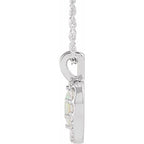 Halo-Style Cabochon Necklace - Image 2