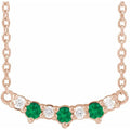 Accented Bar Necklace