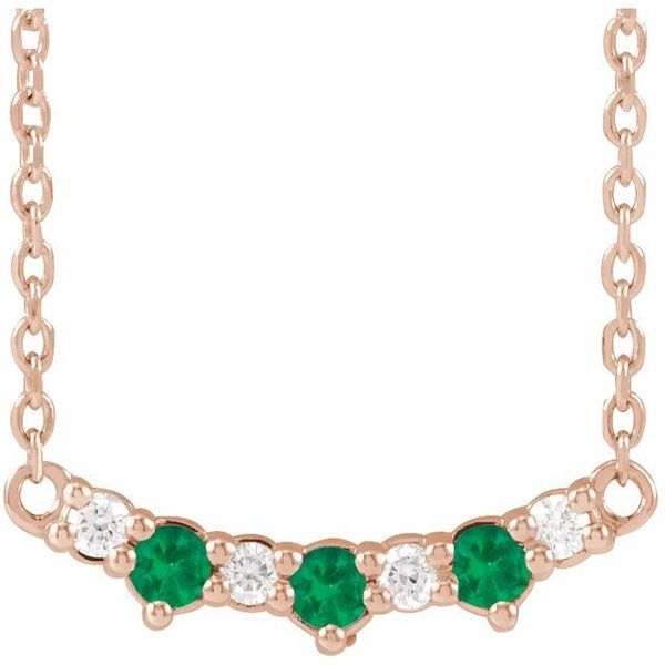 Accented Bar Necklace