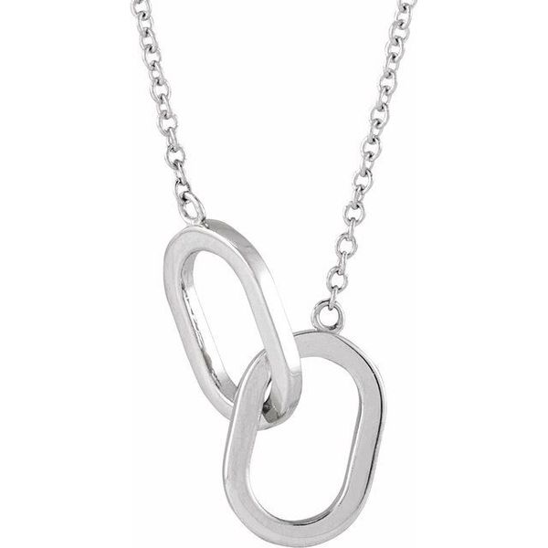 Interlocking Oval Necklace