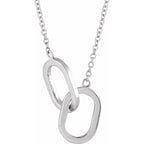 Interlocking Oval Necklace