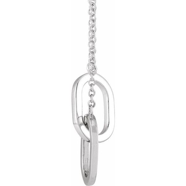 Interlocking Oval Necklace - Image 2