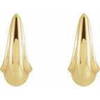 J-Hoop Earrings - Image 2