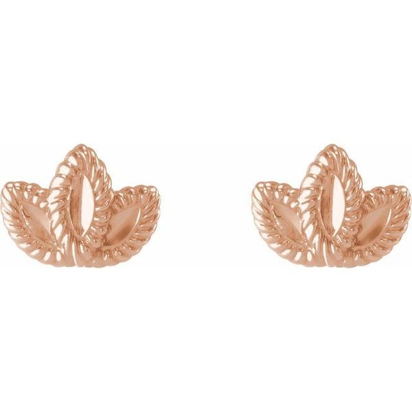 Petite Leaf Earring - Image 2