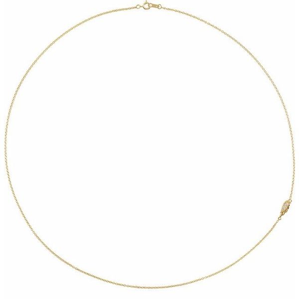 Off-Center Angel Wing Necklace