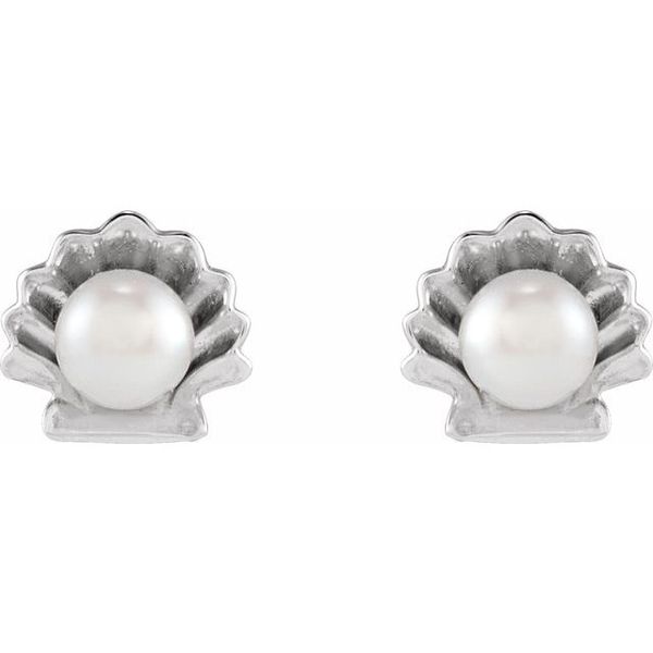 Pearl Shell Earrings - Image 2