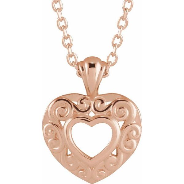 Pierced Heart Necklace
