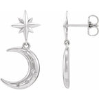 Crescent Moon Earrings - Image 2