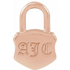 Engravable Lock Pendant