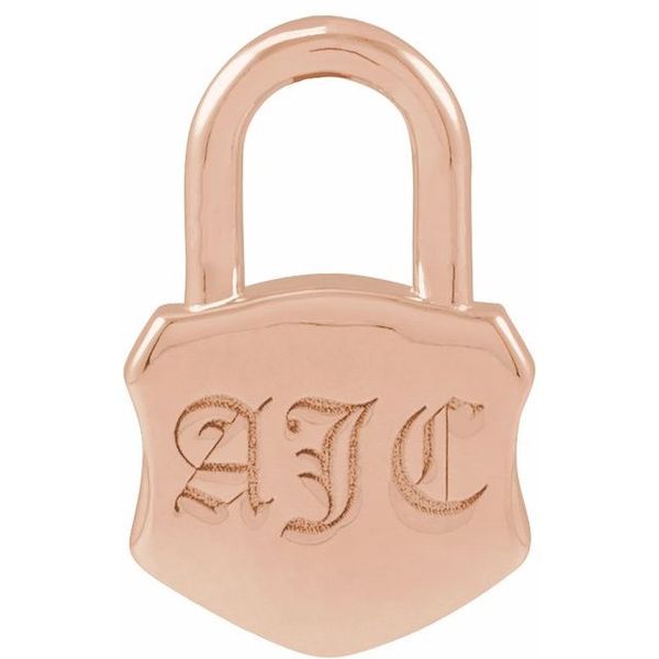 Engravable Lock Pendant