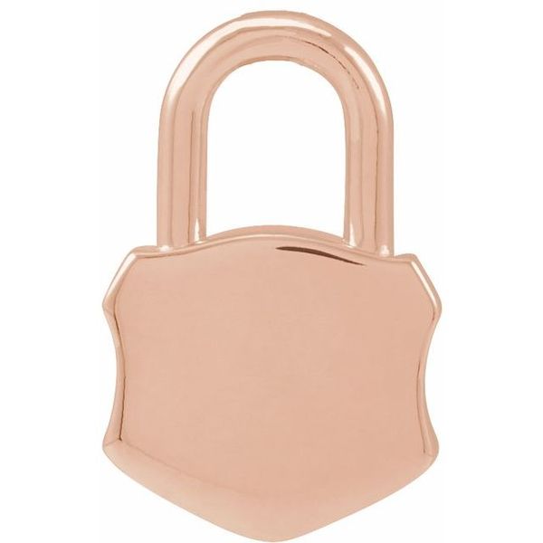 Engravable Lock Pendant - Image 3