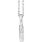 Engravable Lock Necklace - Image 2