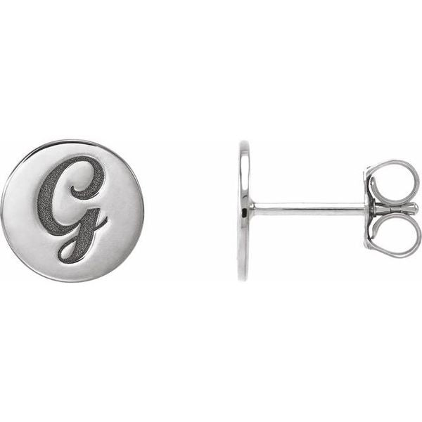 Engravable Disc Earrings - Image 2