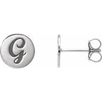 Engravable Disc Earrings - Image 2