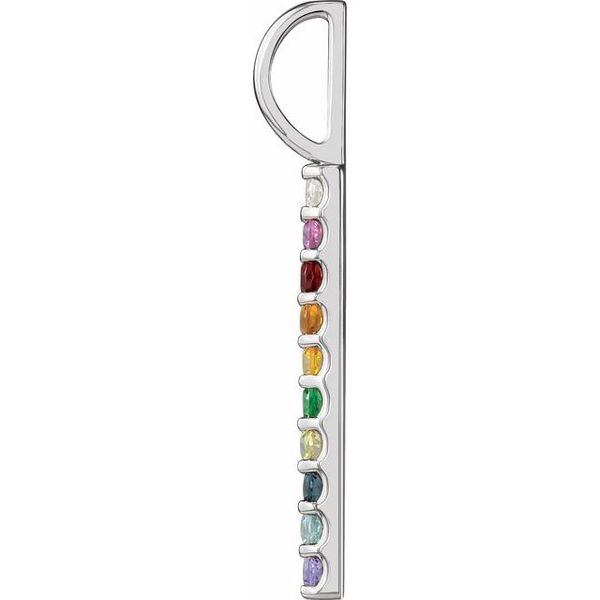 Rainbow Bar Necklace or Charm/Pendant - Image 2