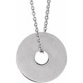 Engravable Washer Necklace