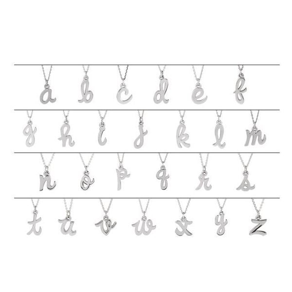 Petite Initial Necklace - Image 2