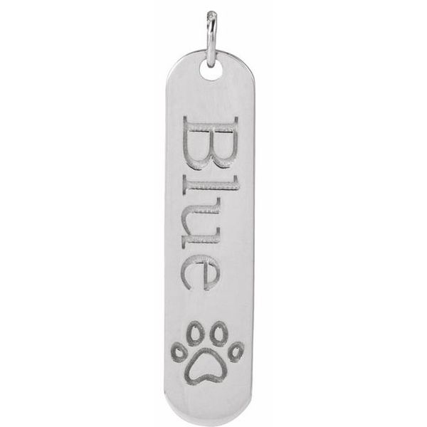 Engravable Bar Pendant - Image 3