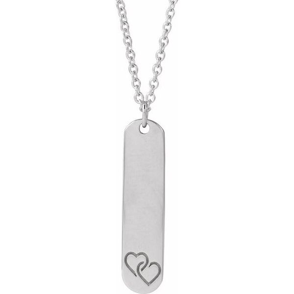 Engravable Bar Necklace