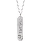 Engravable Bar Necklace - Image 3
