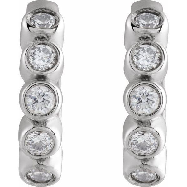 Hinged Hoop Earrings - Image 2