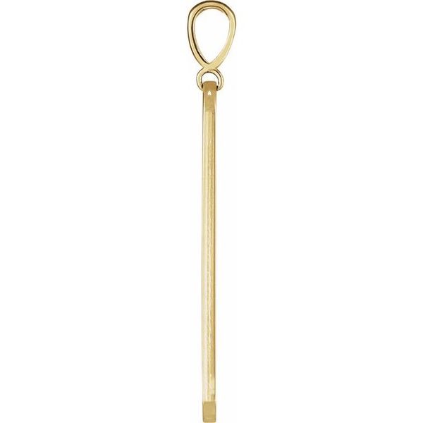 Engravable Accented Bar Necklace or Charm/Pendant - Image 2