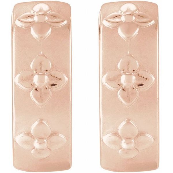 Hinged Hoop Earrings - Image 2