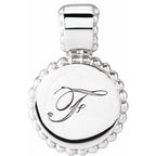 Engravable Beaded Disc Pendant - Image 3