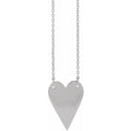 Engravable Heart Necklace