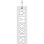 Roman Numeral Year Pendant