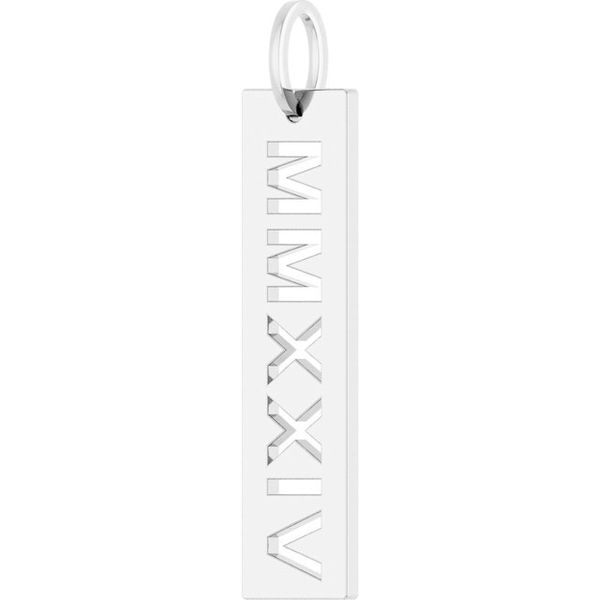 Roman Numeral Year Pendant - Image 2