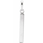 Engravable Bar Pendant