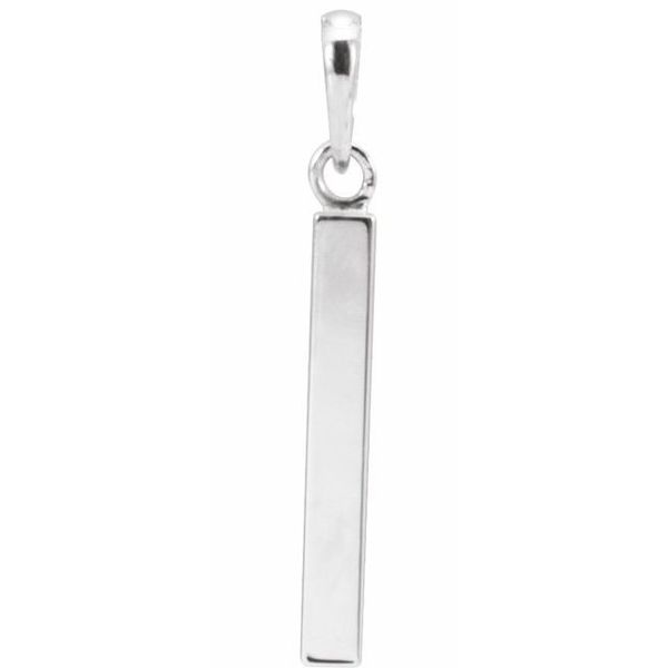 Engravable Bar Pendant