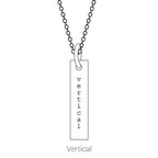 Engravable Bar Pendant - Image 3