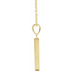 Engravable Bar Necklace - Image 2