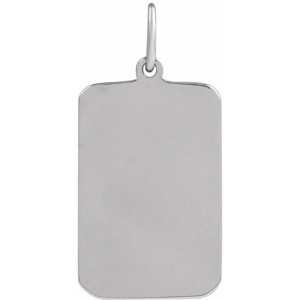 Cross Dog Tag Pendant - Image 3