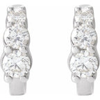Graduated Hoop Earrings - Image 2