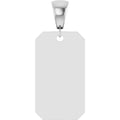 Engravable Dog Tag Pendant