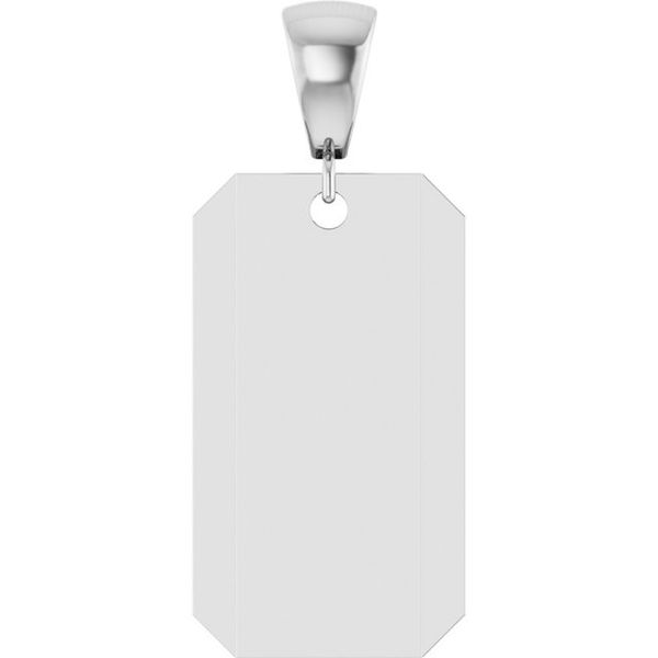 Engravable Dog Tag Pendant