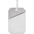 Engravable Dog Tag Pendant