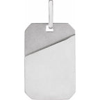 Engravable Dog Tag Pendant