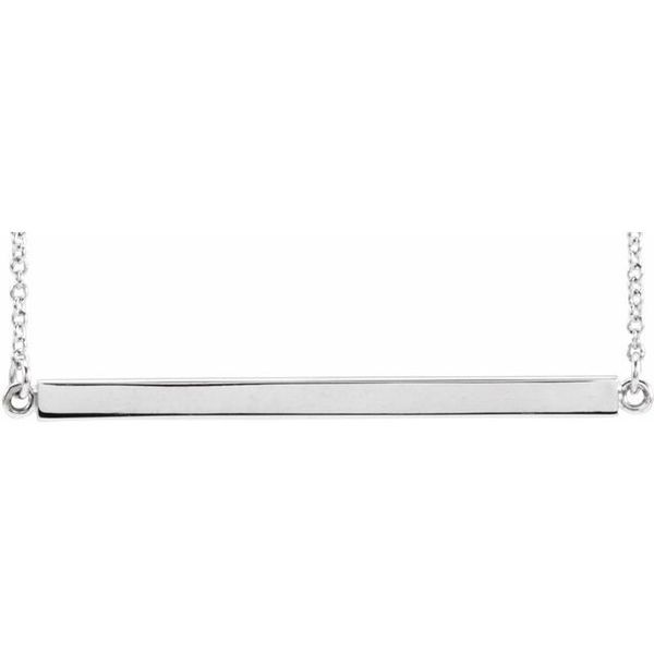 Engravable Bar Necklace